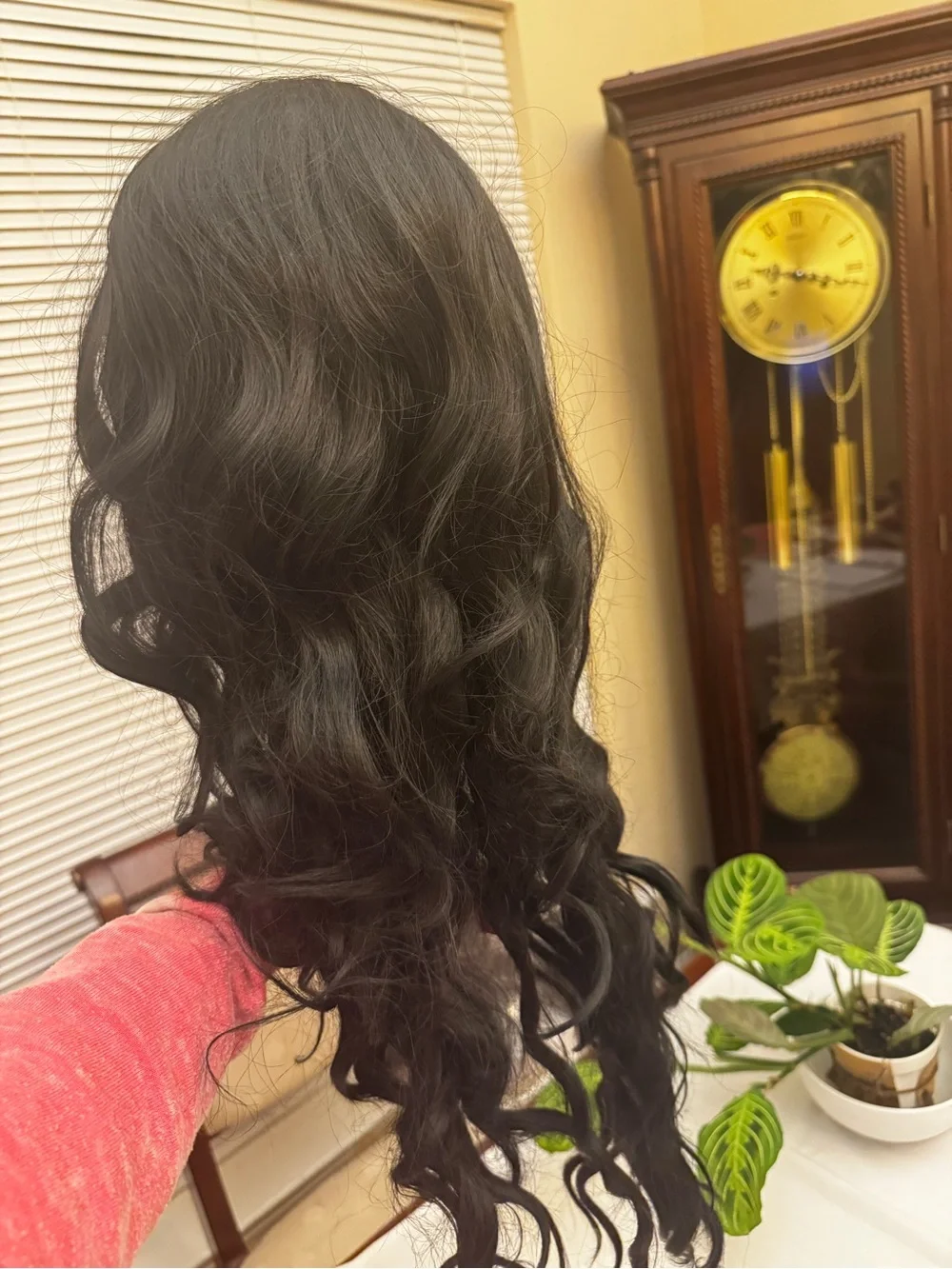 Black Long Wavy Women's Wig - Natural-Look Hair